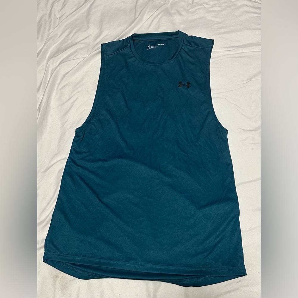 Under Armour Men's Performance Muscle Tank - Teal Blue